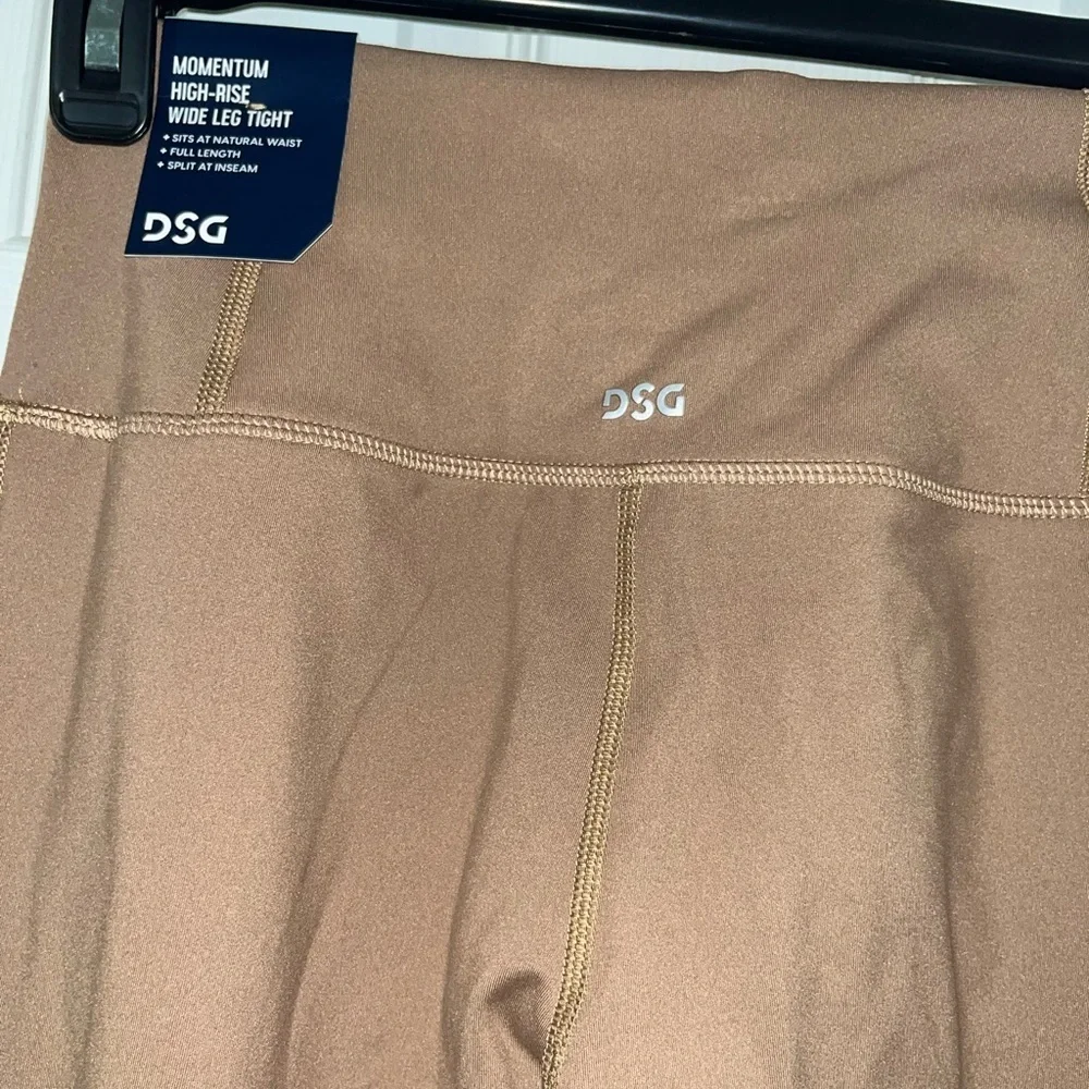 DSG brown momentum high rise wide leg pants